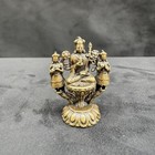 35mm Tibetan Yellow Brass Green Tara Pendant Nepalese Buddha Statue Blessing
