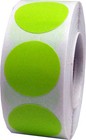 Circle Dot Stickers   0 75  Inch Round   500 Pack   Pick One Color