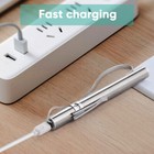 Mini Medical Led Flashlight Rechargeable Pen Light Pocket Torch F  Doctor Nurse