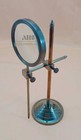 Antique Brass Magnifying Glass With Adjustable Stand