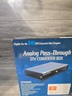 Digital Stream Analog Pass-through Dtv Converter Box  With Remote New Sealed