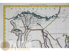 Upper Lower Egypt Antique Original Map  Nile Delta  Aegyptus A R  Bonne 1780