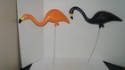 Plastic Blow Mold Halloween Spooky Mingos Outdoor Yard Decor G8 Flamingos Usa