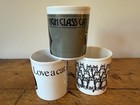 Set 3 B Kliban Kiln Craft Cat Mugs Staffordshire Potteries Coffee Ironstone Euc