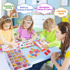 240pcs Magnetic Letters Numbers For Classroom School Supplies Alphabet Magnets F