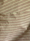 Two Antique French Rustic Primitive Red Stripe Farmhouse Ticking Fabric   24x20