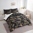  Girls Butterfly Comforter Set With Sheets 7 Piece Size Cherry Full Gold