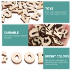 100 Pcs Wooden Letters Crafts Alphabet Wall Decor Blank Alphabet Letters