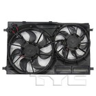 Dual Radiator   Condenser Cooling Fan Assembly For 15-19 Ford Transit 3 5l 3 7l