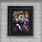 Michael Myers Of Halloween Pop 16x20in Poster  Halloween Horror Print Free Ship
