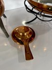 Vintage Copper Cooking Pot Set Of 2 Brass Handle Sith Coper Burner  Made In Swis