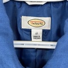 Vintage Talbots Blazer Womens Size 12 Blue Irish Linen Lined Work Office Jacket