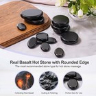 Hot Stones Massage Set 14pcs Basalt Stone Kit With Warmer Professional Spa Relie