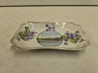 Antique 9  Limoges France Porcelain Souvenir Dish - Rockford Iowa Bridge