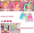 Doll House Dream Dollhouse Girls Pretend-play Diy Kit 4-story 11 Rooms Playhouse