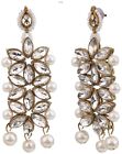 Indian Designer Necklace Earrings Pearl Bridal Wedding Gold Fashion Jewelry Set 