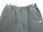 Champion Shorts Extra Large Youth Black Sweat Cutoff Pockets Athletic Logo Boys