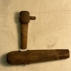 Antique Vintage Old Wooden Wood Barrel Spigot Tap Bung Spout Wine Whiskey Valve