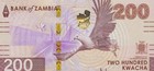 Zambia 200 Kwacha 2024 2025 P New Issue Unc Aa First Prefix