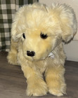 Fao Schwarz Golden Retriever Yellow Lab Puppy Dog Bow Tie Soft Plush Toy 16  Euc