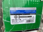 Lot Of  5    3 4   -10x10    hiltman Galvanized Hex Bolts
