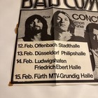 Original 1975 Bad Company German Tour Poster - Island Records Promo  Very Rare