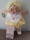 Cabbage Patch Kid Blonde With Freckles Ok Factory Giraffe Yellow Dress