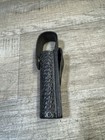 Vtg Tex Shoemaker   Sons Black Basket Weave Pouch 76sff Flashlight Baton Holder