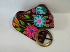 Peruvian Wool Belt Hand-knitted Fine 100  Handmade New Peru Folck Art Ethnic New