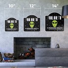 Alien Plastic Sign Parking Space Aliens Ufo Area 51 Science Fiction