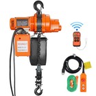 2-in-1 Electric Chain Hoist 2200 Lbs Load Single Phase Crane Hoist 20 Ft Lifting