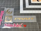 4 Piece Pivot Bikes Die Cut Vinyl Decal Set W 2 Phoenix - 50 Colors   Stencils 