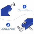 Stainless Steel Body Piercing Gun Kit With Case   Tools   Safe  Easy  No Studs