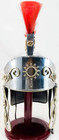 Medieval Knight Roman Armor Helmet With Red Plume