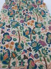 Vintage Artisan Elegant Crewel Embroidery Floral Wall Hanging Panel 140x116 Cm