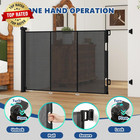 Retractable Baby Gate Extra Wide  118    Wide X 41    Tall Mesh Dog Gates For Stairs
