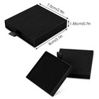 2pcs Jewelry Gift Box Bracelet Boxes 1 Count  pack Of 2   Black