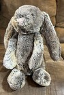 Jellycat Small Bashful Woodland Bunny Rabbit Gray Brown Plush  London 8  