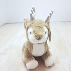 Gund Baby Reindeer Plush Tan White Silver Antlers Stuffed Animal Nwt Nursery
