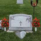 Artificial Cemetery Flowers For Grave Artificial Rose Memorial Flowers With V   