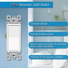 3-way Switch Rocker Switch 15a 120 277v  Decora On off Light Switch White Ul 