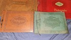 Vintage Lot Of 6 Scrapbook    Photograph Photo Album Leather Blank  Ephemera