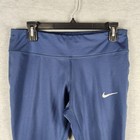 Nike Dri-fit Running Tights Mens Large 938664-410 Zip Pocket Reflective Running