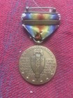 Vintage Ww I U s  Navy Victory Medal Bar  overseas  Rare