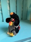 1964 Vintage Steiff Straw-stuffed Mohair Maxi Mole Ff Button  Tag Red Spade 4312