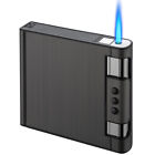 Creative Men s Portable 20 Pcs Cigarette Case With Gas Lighters
