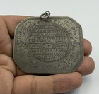 Rare Islamic Silver Talisman Pendant Arabic Calligraphy Amulet Antique Collectib