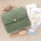 Beautiful Padded Changing Pad - Portable  Soft And Easy To Clean Diaper Sage 