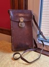 Antique Kodak Paris   Lyon Folding Film Camera Case In Brown Leather With Strap