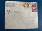 Postal History Palestine 1945 Cover From Traders   Shippers Haifa To Nc  Usa